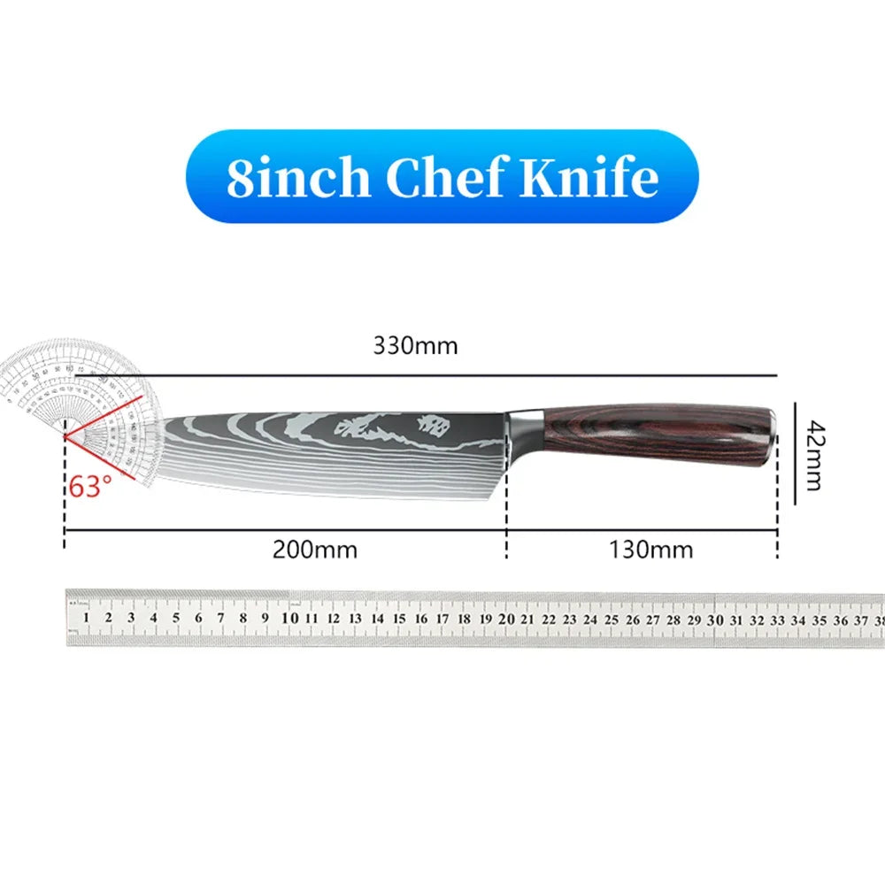 Aleaver Santoko Professional Chef Knife