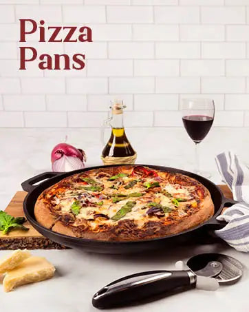 Cast Iron Cookware 17-Piece Set Seasoned Skillet  Grill Pan Lid  Griddle  Pizza Pan  Dutch Oven+Pan