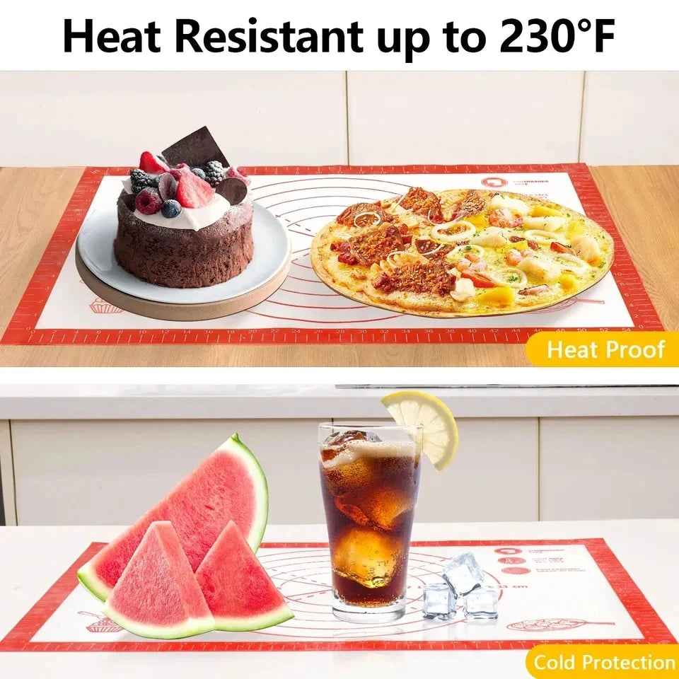 Silicone baking mat
