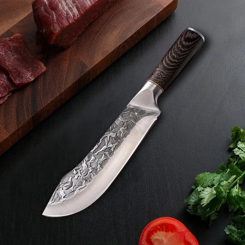 Hand Forged Butcher Chef Meat Knife