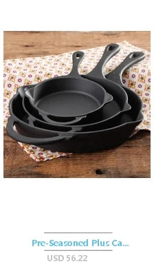 24-Piece Aluminum Cookware Set with Ceramic Measuring Cups and Spoons Cast Iron Skillet Wooden Tools Nylon Spatula Turquoise