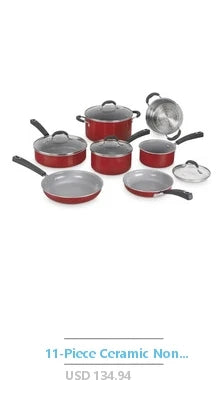 24-Piece Aluminum Cookware Set with Ceramic Measuring Cups and Spoons Cast Iron Skillet Wooden Tools Nylon Spatula Turquoise