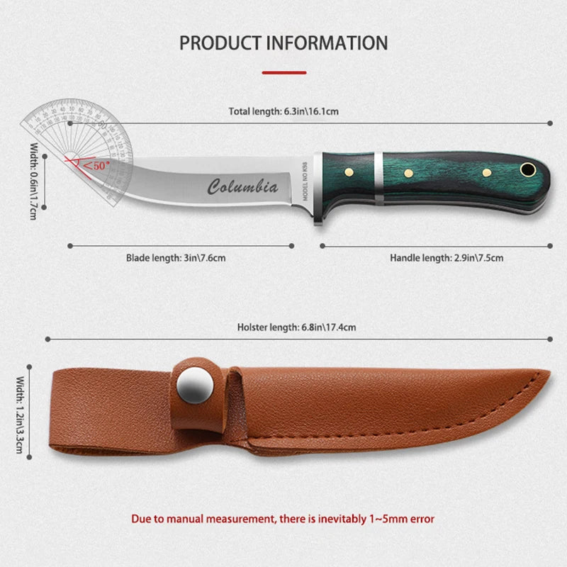 Meat knife for cutting fruit
