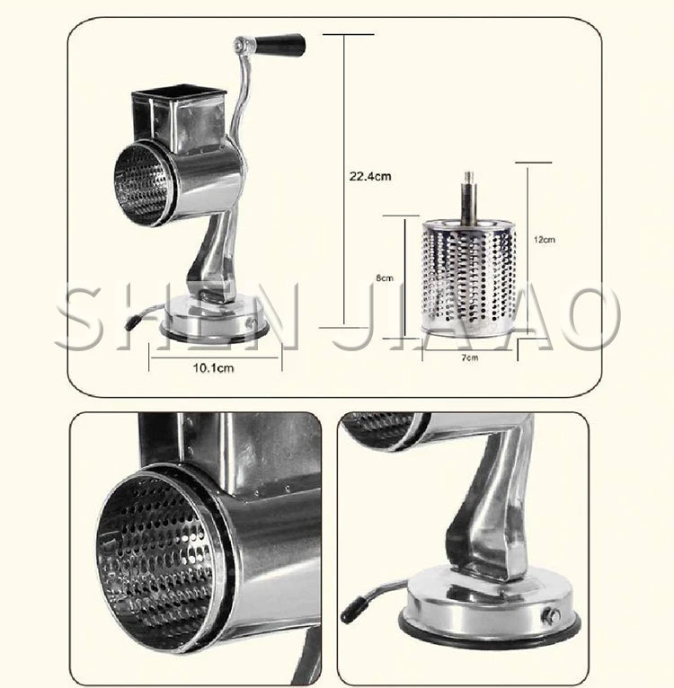 Stainless steel drum vegetable cutter Multifunctional vegetable cutter Hand multi-functional kitchen utensils Fruit and vegetabl