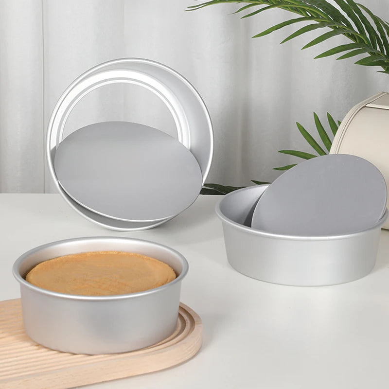 4-10 inch baking pan round