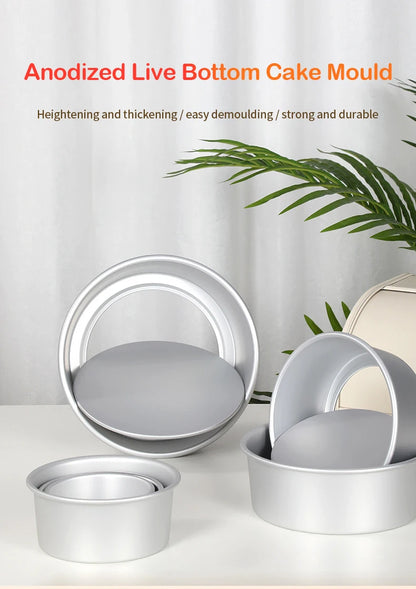 4-10 inch baking pan round