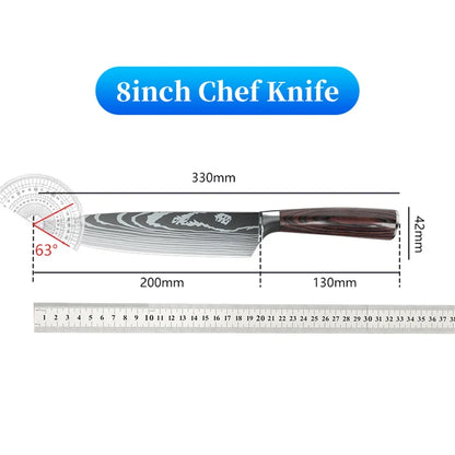 Aleaver Santoko Professional Chef Knife