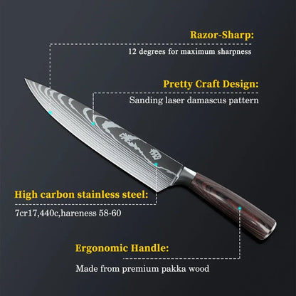 Aleaver Santoko Professional Chef Knife
