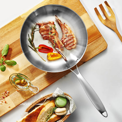 Stainless Steel Antiarina Frying Pan