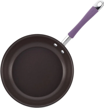 Cucina Nonstick Cookware Pots and Pans Set, 12 Piece, Lavender Purple