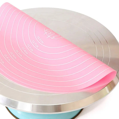 12 inch Cake Pad For turntable with Size Scale-Non-stick High Temperature Resistant Bake tool & kitchen gadget