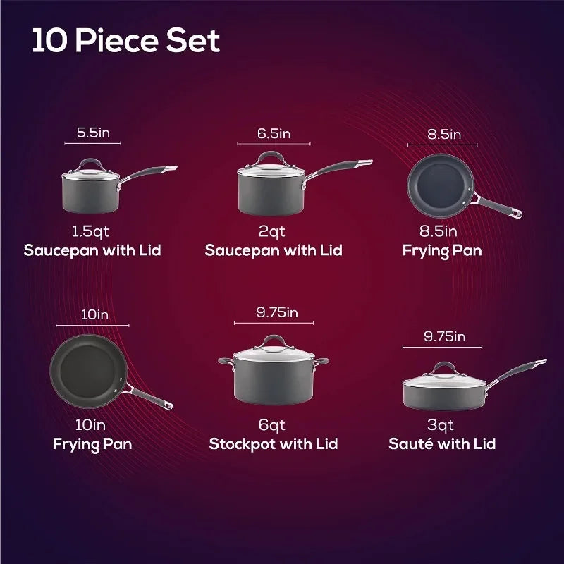 Nonstick Cookware Pots and Pans Set