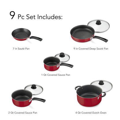 Non-stick Cookware Set Pots and Pans for Home Kitchen