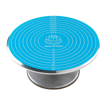 12 inch Cake Pad For turntable with Size Scale-Non-stick High Temperature Resistant Bake tool & kitchen gadget