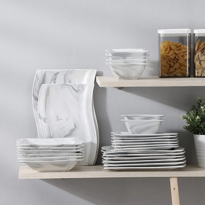 Porcelain 56 pc dinnerware set