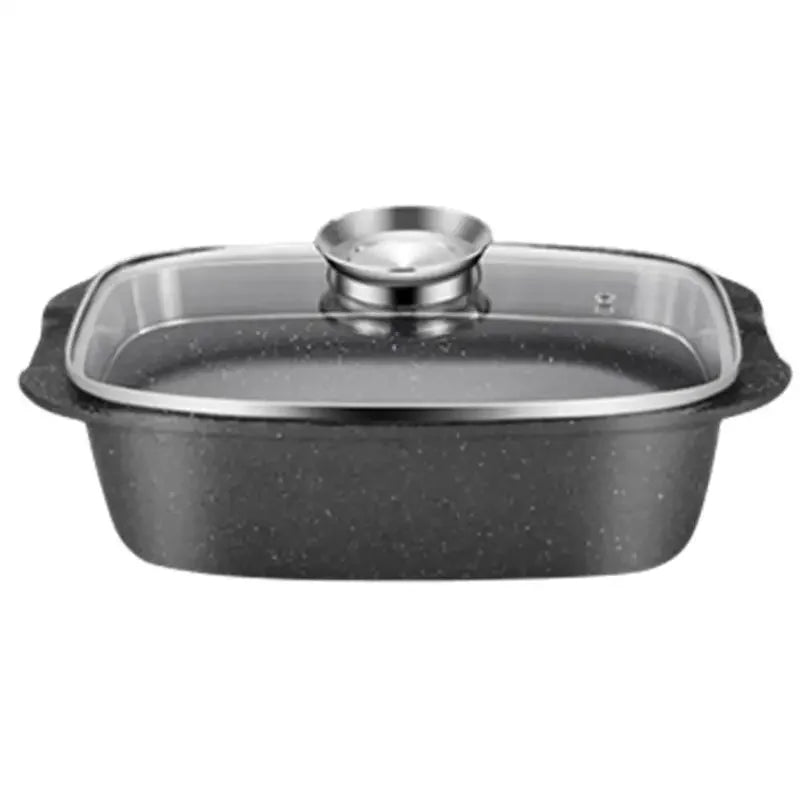 Baked Shabu One-pot Elliptical Steamer Large Cooking Stew Gas Stove El ...