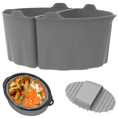 Silicone Slow Cooker Liner-2pcs