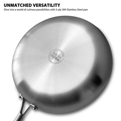 Stainless Steel Antiarina Frying Pan