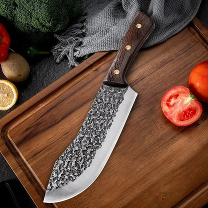 Chinese Knife with Wooden Handle