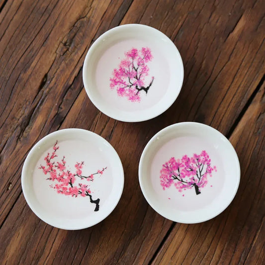 Magic Cherry Blossom Sake Cup