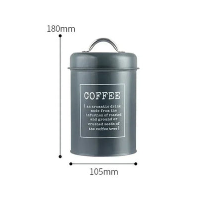 Kitchen Canisters Coffee Tea Sugar Flour Metal Tin Jars Nest Food Storage Container Farmhouse Decor Countertop Pantry Organizer